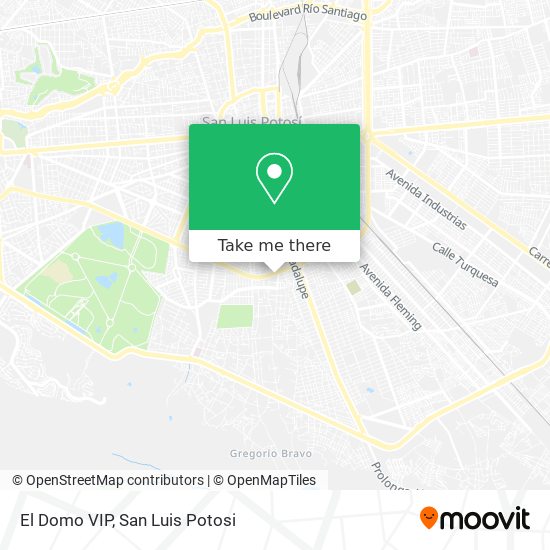 El Domo VIP map