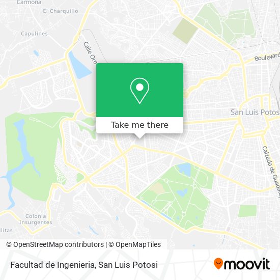 Facultad de Ingenieria map