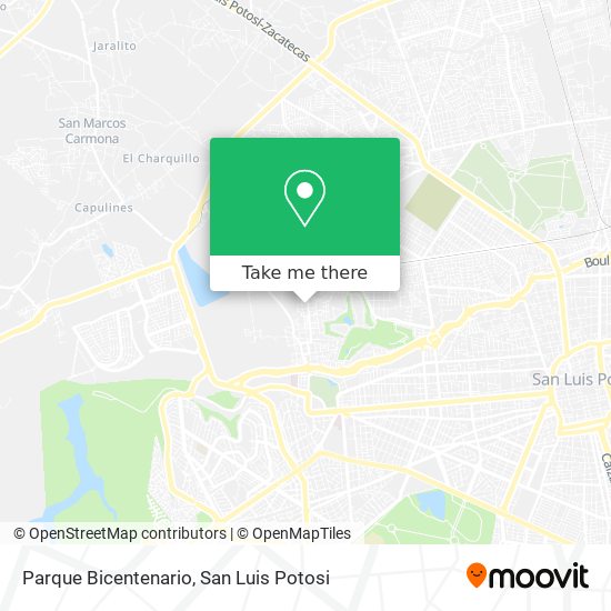 Parque Bicentenario map