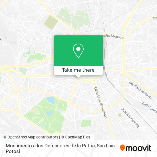 Monumento a los Defensores de la Patria map