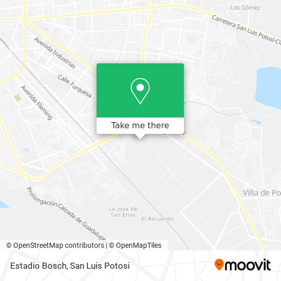 Mapa de Estadio Bosch