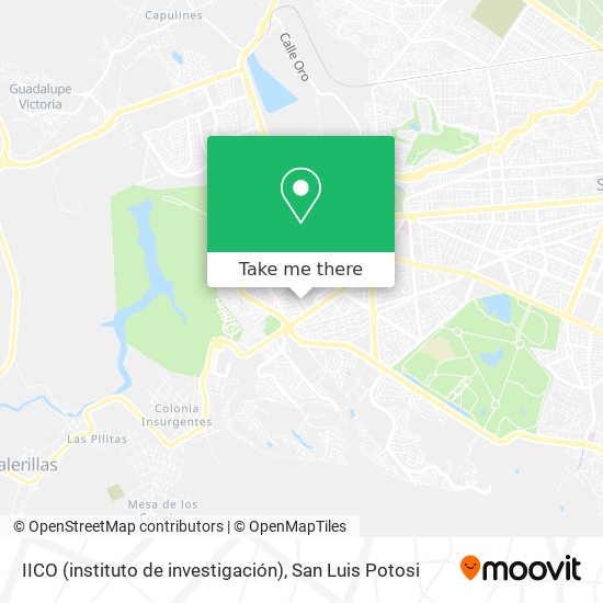 IICO (instituto de investigación) map