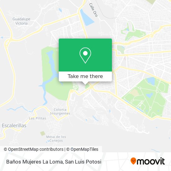 Baños Mujeres La Loma map