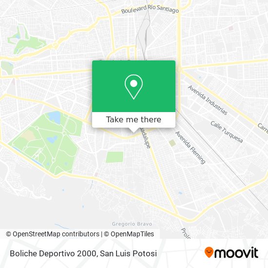 Mapa de Boliche Deportivo 2000