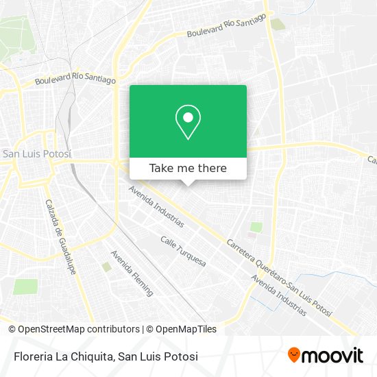 Floreria La Chiquita map
