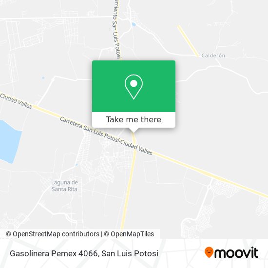 Mapa de Gasolinera Pemex 4066