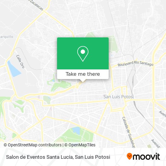 Salon de Eventos Santa Lucía map