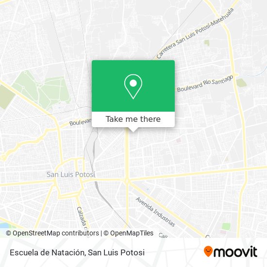 Mapa de Escuela de Natación
