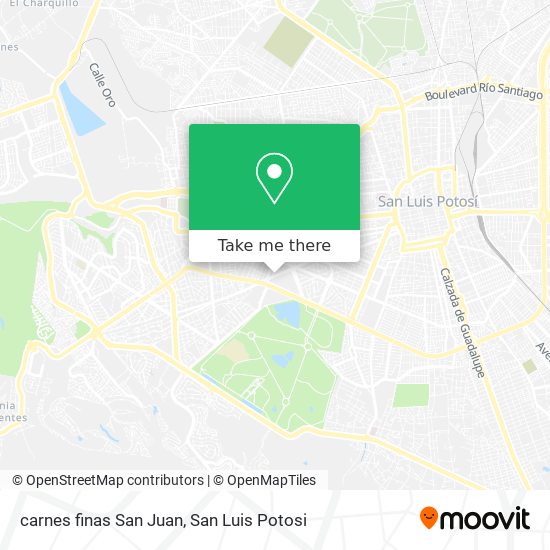 Mapa de carnes finas San Juan