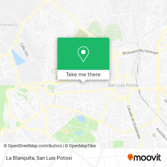 La Blanquita map