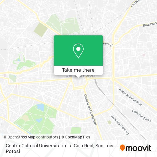 Centro Cultural Universitario  La Caja Real map