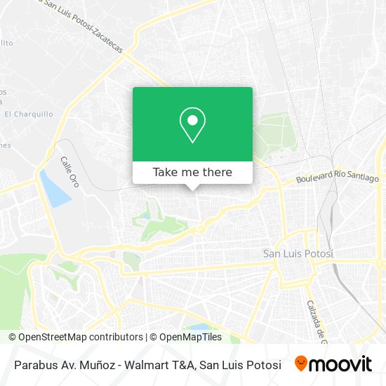 Mapa de Parabus Av. Muñoz - Walmart T&A