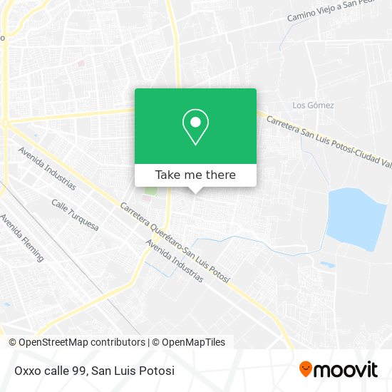 Oxxo calle 99 map