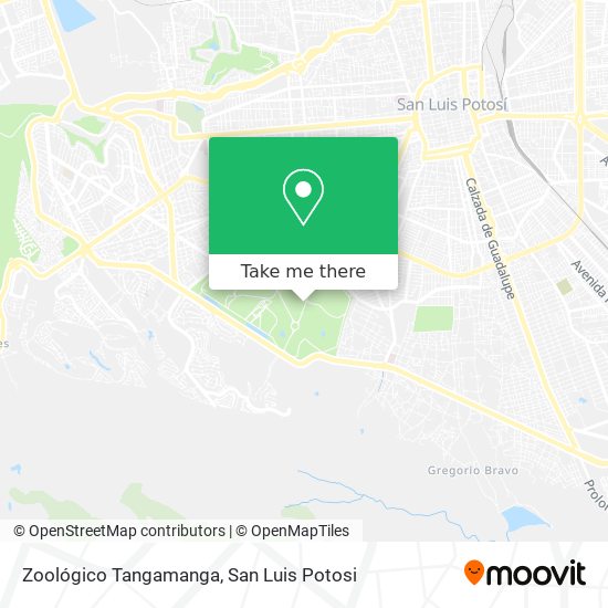 Zoológico Tangamanga map