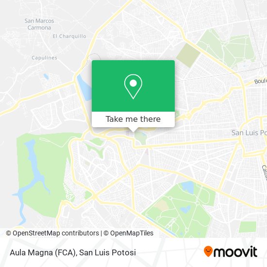 Aula Magna (FCA) map