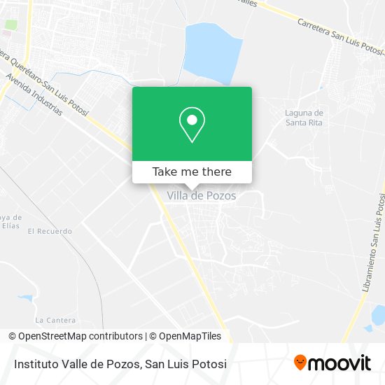 Instituto Valle de Pozos map