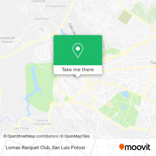 How to get to Lomas Racquet Club in San Luis Potosí by Bus?