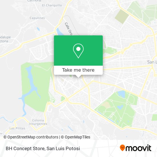 BH Concept Store map