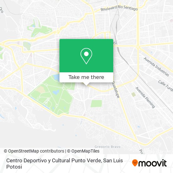 Centro Deportivo y Cultural Punto Verde map