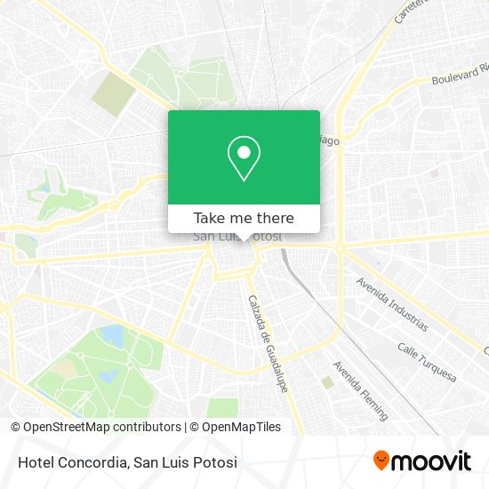 Mapa de Hotel Concordia