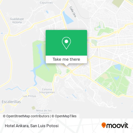 Mapa de Hotel Ankara