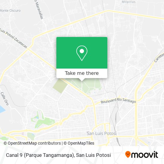 Mapa de Canal 9 (Parque Tangamanga)