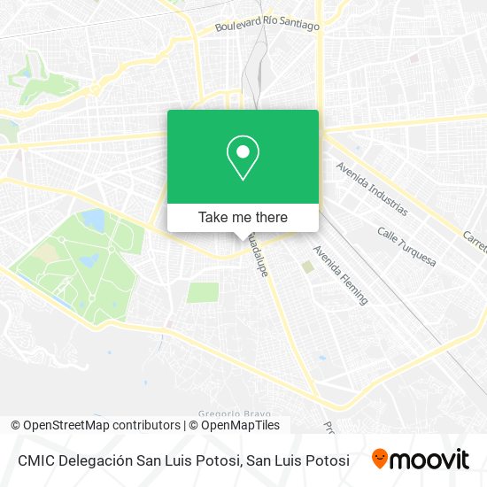 Mapa de CMIC Delegación San Luis Potosi