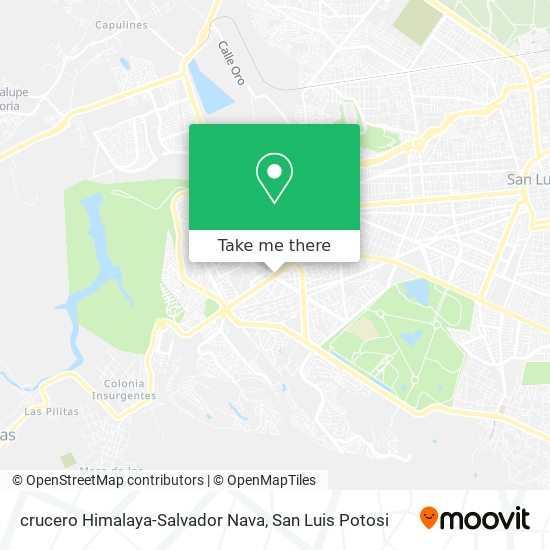 crucero Himalaya-Salvador Nava map