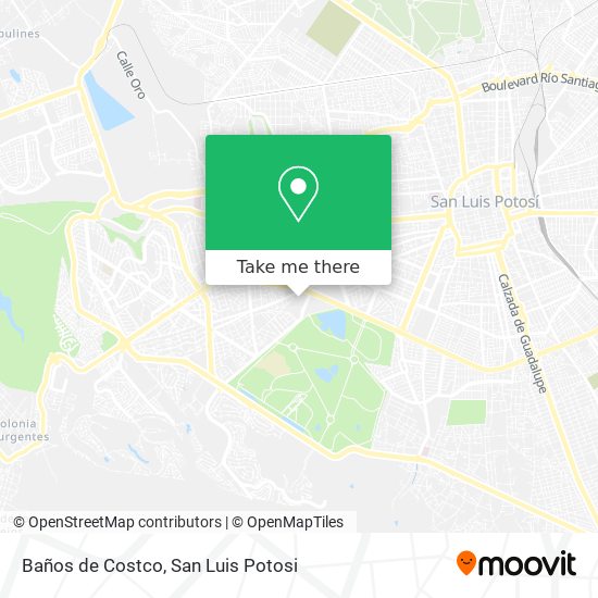 Baños de Costco map