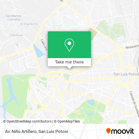 Mapa de Av. Niño Artillero