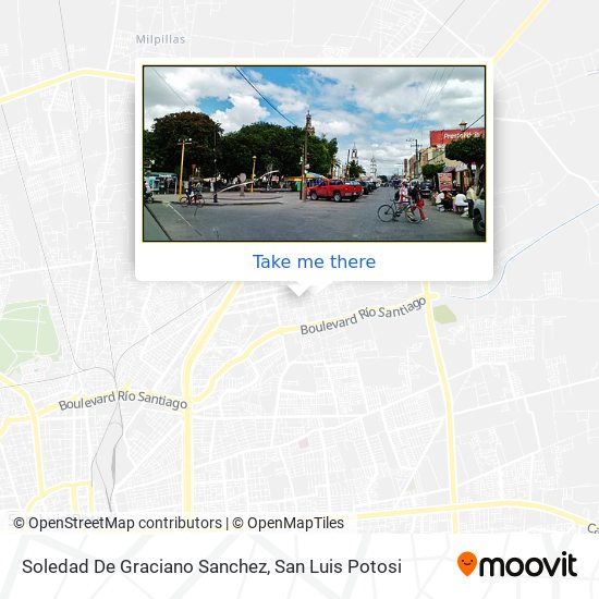 Soledad De Graciano Sanchez map