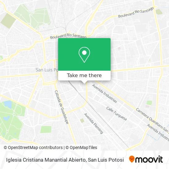 Mapa de Iglesia Cristiana Manantial Abierto