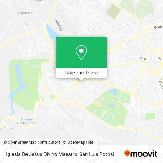 Iglesia De Jesus Divino Maestro map