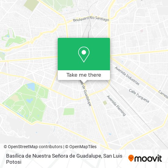 Basílica de Nuestra Señora de Guadalupe map