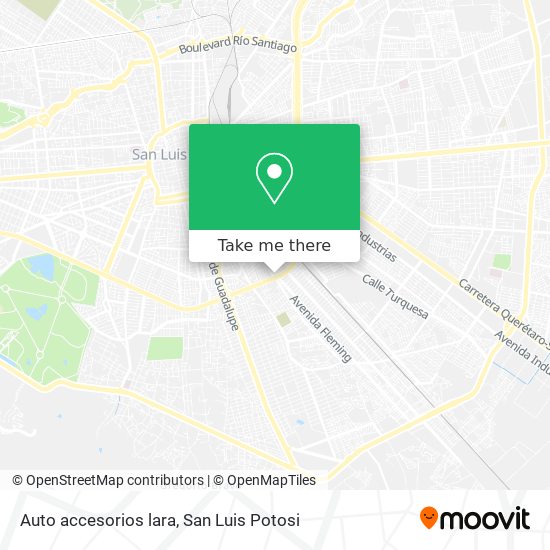 Auto accesorios lara map