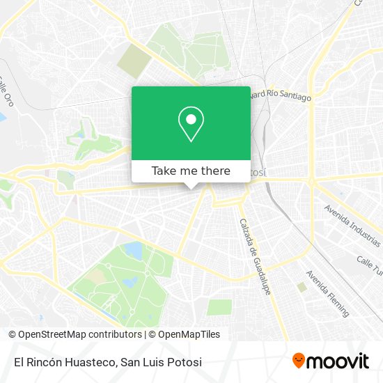 El Rincón Huasteco map