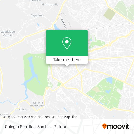 Colegio Semillas map