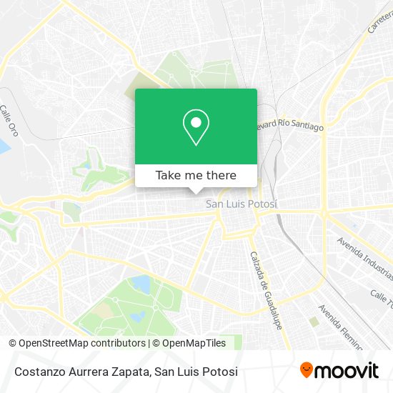 Mapa de Costanzo Aurrera Zapata