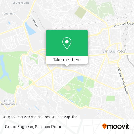 Mapa de Grupo Esguesa
