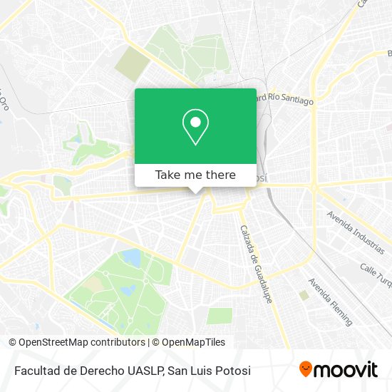 Facultad de Derecho UASLP map