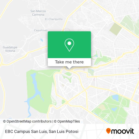 EBC Campus San Luis map