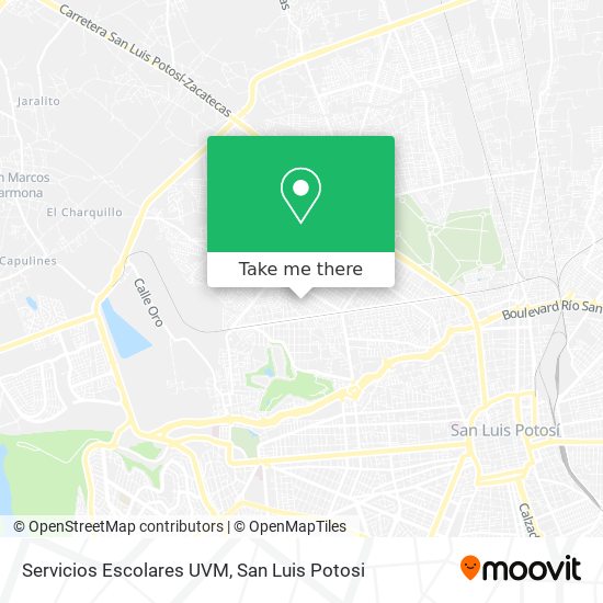 Mapa de Servicios Escolares UVM
