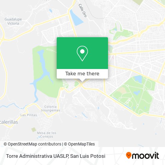 Torre Administrativa UASLP map