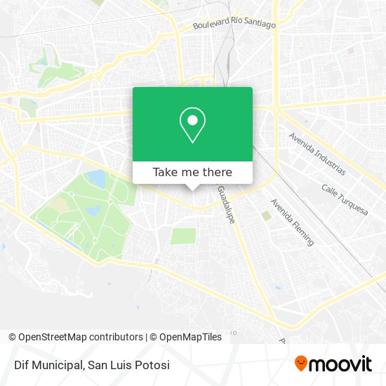 Dif Municipal map