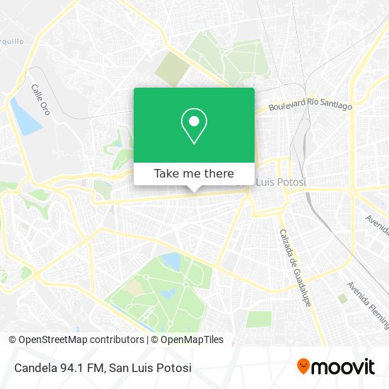 Mapa de Candela 94.1 FM