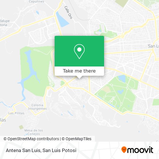 Antena San Luis map