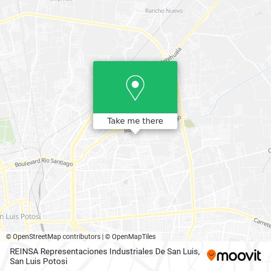 REINSA Representaciones Industriales De San Luis map