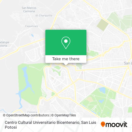 Centro Cultural Universitario Bicentenario map