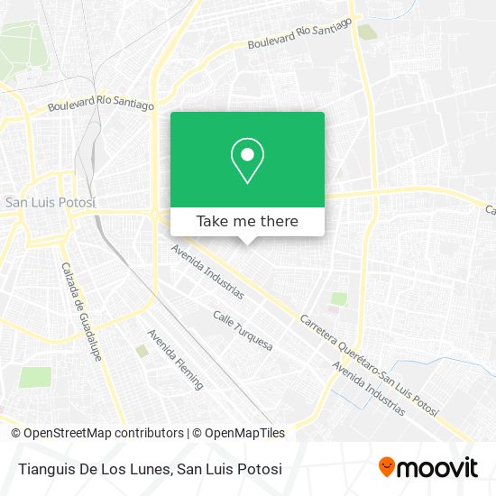 Tianguis De Los Lunes map