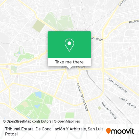 Mapa de Tribunal Estatal De Conciliación Y Arbitraje
